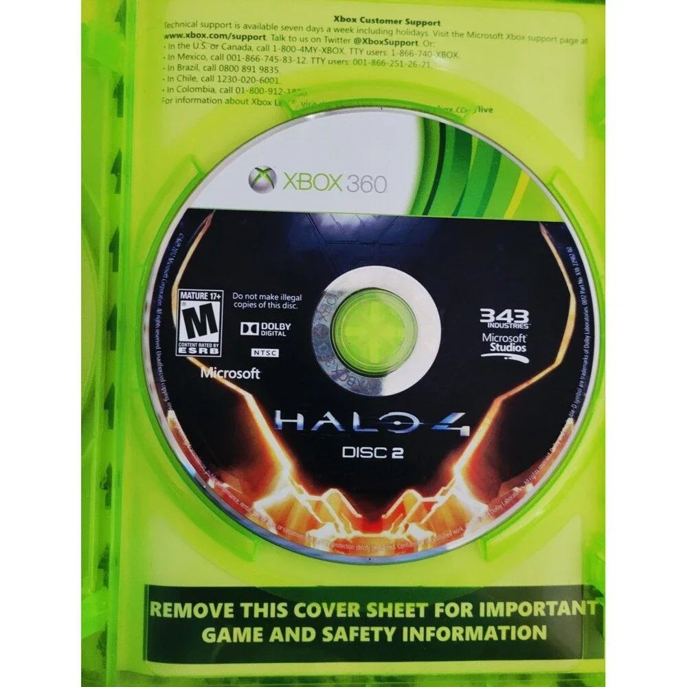 Halo 4 (Microsoft Xbox 360) Complete/ Tested/ No Manual/ Fast Next Day Shipping